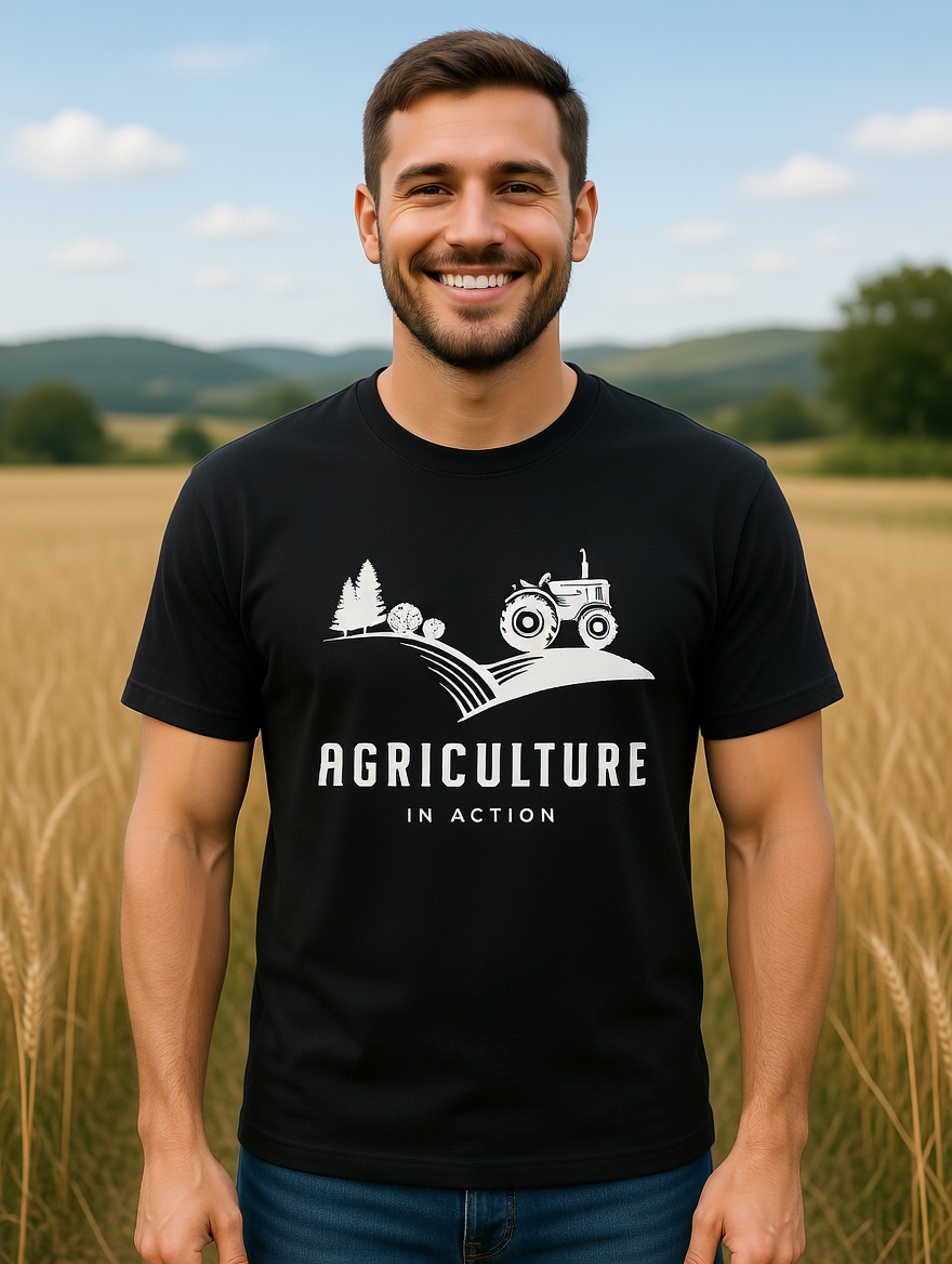 Tee Short worn by model